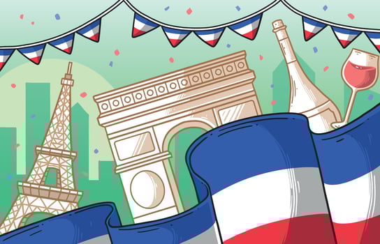 Bestile Day Concept vector