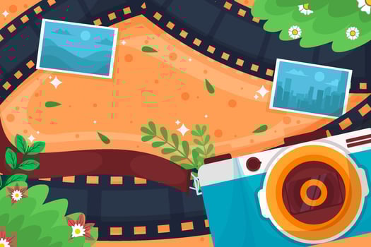 Photography Day Background vector