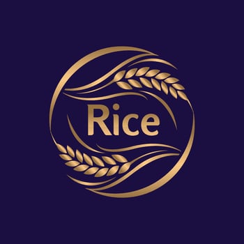 Adobepaddy rice premium organic natural product banner logo vector design Illustrator Artwork