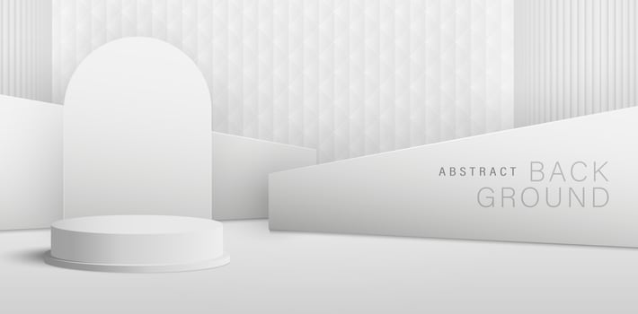 abstract 3d background with stage for social media posts, ads campaign marketing, launch event products, corporate and business signs, advertisement, advertising, ecommerce, landing pages, webs header vector