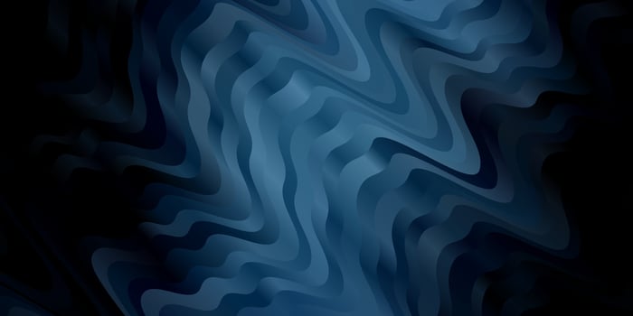 Dark BLUE vector pattern with lines.