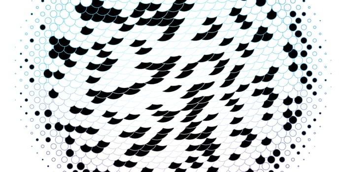 Light Pink, Blue vector background with spots.