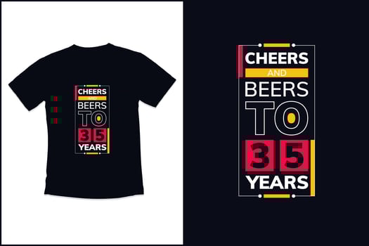 Birthday t shirt design with  modern quotes typography t shirt design vector