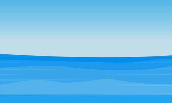 sea ocean view design vector background.