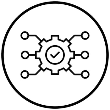 Automate Icon Style vector