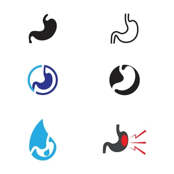 stomach care icon designs concept vector illustration