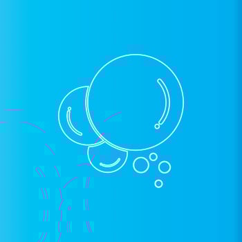 Bubble  icon vector