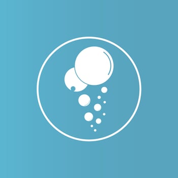 Bubble  icon vector