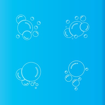 Bubble  icon vector