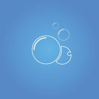 Bubble  icon vector