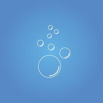 Bubble  icon vector