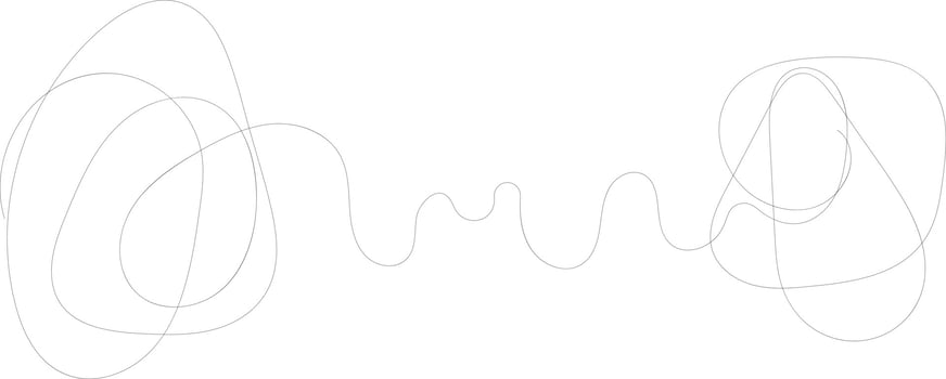 Modern single line art. Minimalist black linear sketch isolated vector