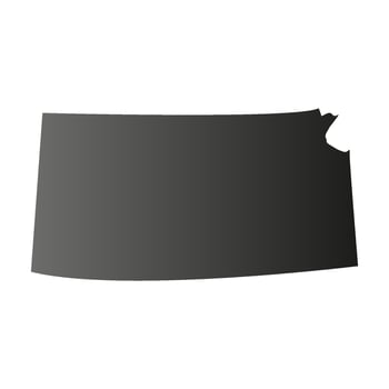 Kansas map on white background vector