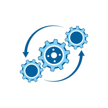 Gear Logo Template vector icon illustration design