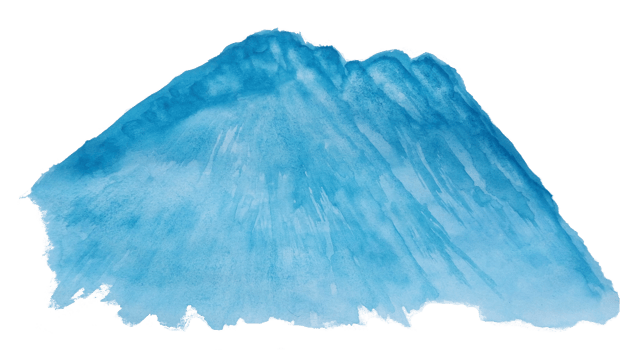 watercolor mountain hand drawn png