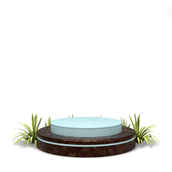 elegant 3d render podium for elegant design png