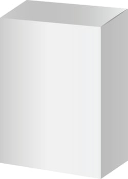 white blank cardboard package boxes mockup. realistic white package box vector
