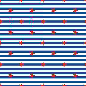 Star dot pattern on striped background. vector