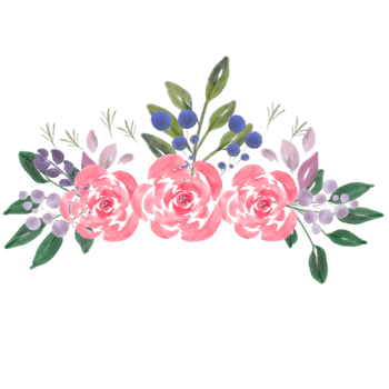 Watercolor Bouquet Flower png