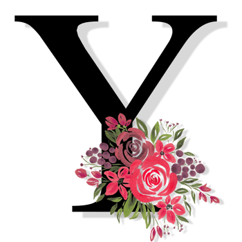 Floral Letter Alphabet png
