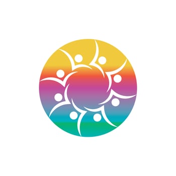 Community network and social icon vector