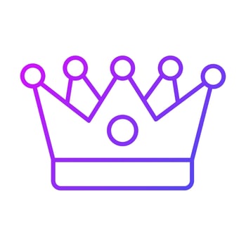 crown Finance Related Vector Line Icon. Editable Stroke Pixel Perfect.
