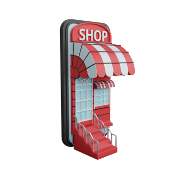 3d rendering shopping online on smartphone isolated useful for ecommerce or business online design png