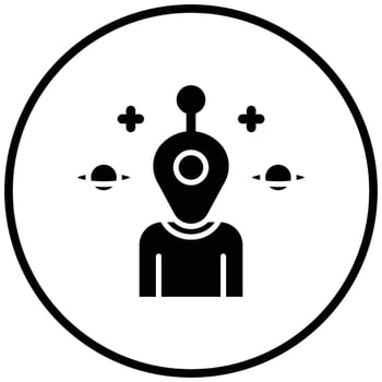 Alien Icon Style vector