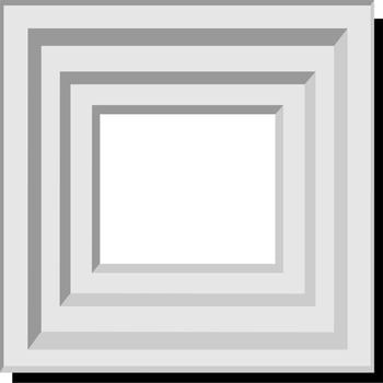 gray photo frame. vector