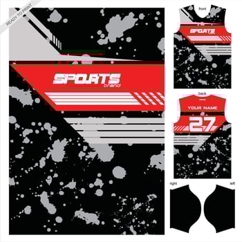 abstract tshirt jersey pattern design ready to print for soccer, football, esport, racing, cycling sports ready to print fabric garment vector
