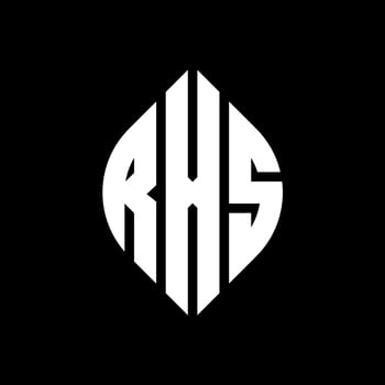 RXS circle letter logo design with circle and ellipse shape. RXS ellipse letters with typographic style. The three initials form a circle logo. RXS Circle Emblem Abstract Monogram Letter Mark Vector. vector