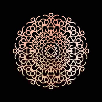Mandala Flower Art Logo Background Design vector