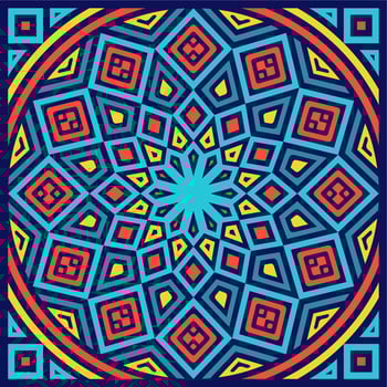 Colorful geometric background pattern vector