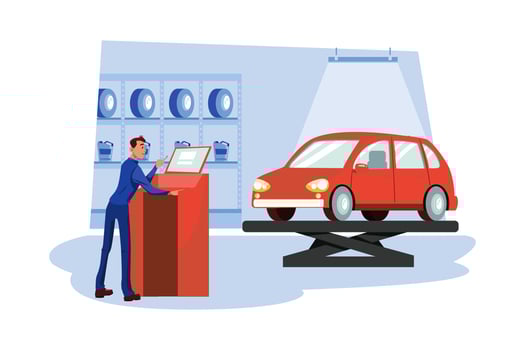 Car Diagnostics Test vector