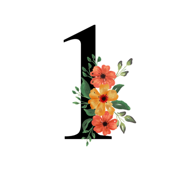 Floral Letter Alphabet png