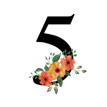 Floral Letter Alphabet png