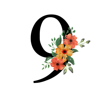Floral Letter Alphabet png