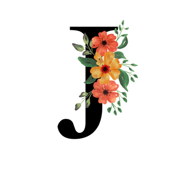 Floral Letter Alphabet png