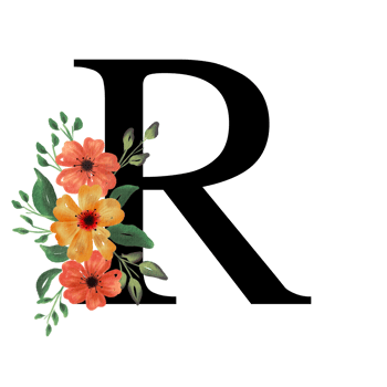 Floral Letter Alphabet png