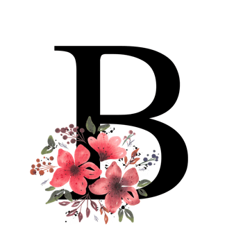 Floral Letter Alphabet png
