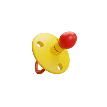 rattle toys illustration 3d png