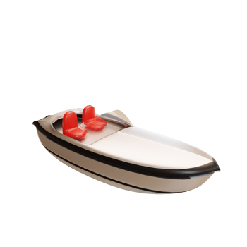 boats toys illustration 3d png