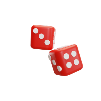 dice toys illustration 3d png