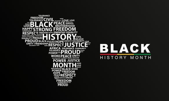Black history month celebrate. vector illustration design graphic Black history month