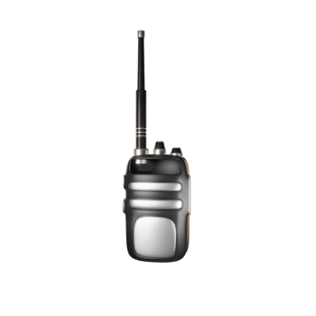walkie talkie illustration 3d png