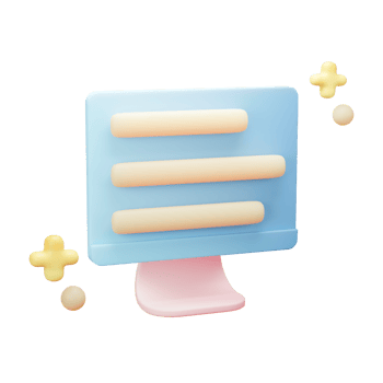 3D Business and Finance Icon, Computer, Used For Web, App, Etc png