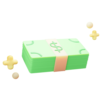 3D Business and Finance Icon, Money, Used For Web, App, Etc png