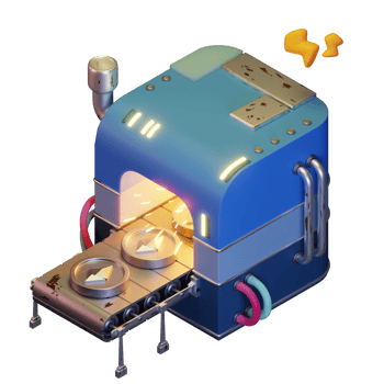 ETH Machine 3d Illustration png