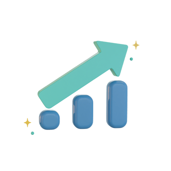 Icon Business 3d, statistics, for web, app, infographic png