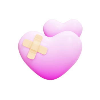 Heart Care, Medical Icon, 3d Illustration png